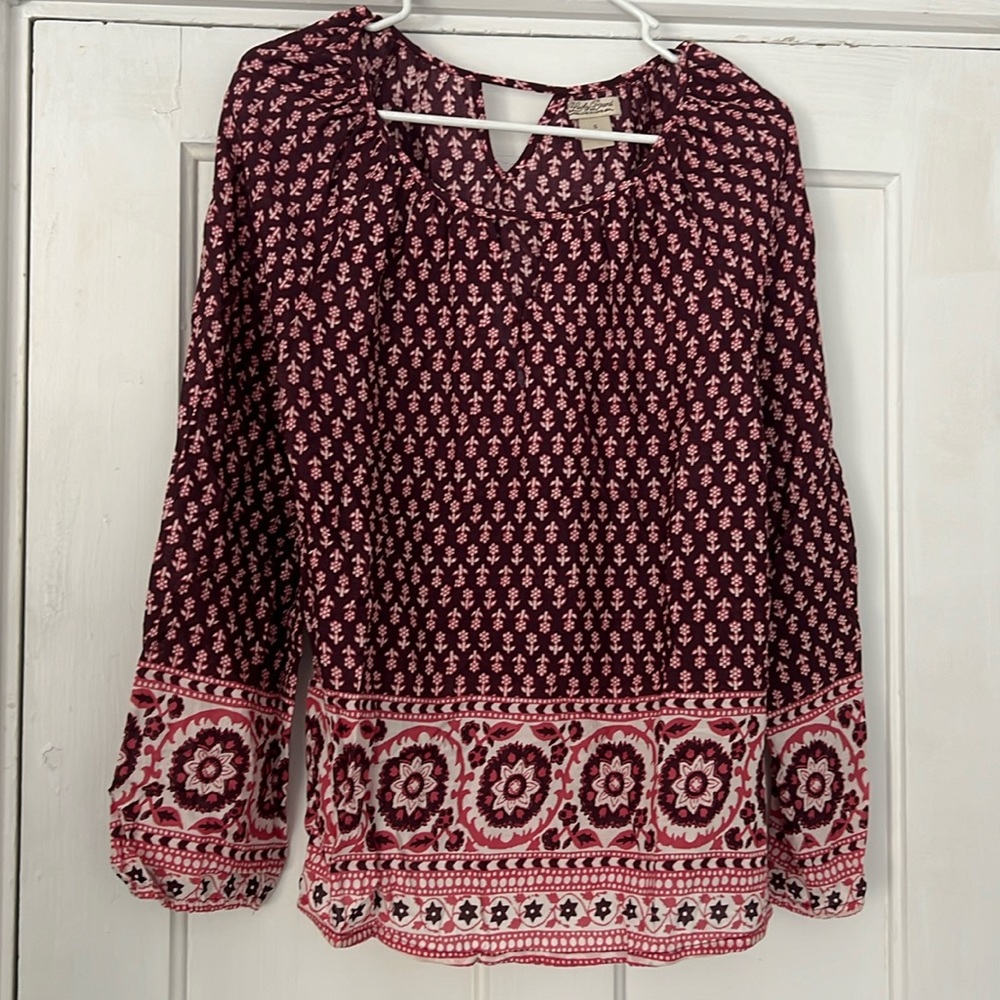 NWOT Lucky Brand Boho Blouse